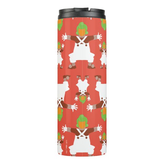 Oompa Loompa Dancing Pattern Thermosbeker (Achterkant)