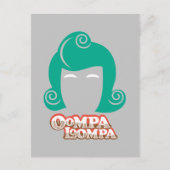 Oompa Loompa Hair Graphic Briefkaart (Voorkant)