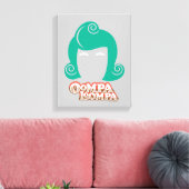 Oompa Loompa Hair Graphic Canvas Afdruk (Insitu (Woonkamer))