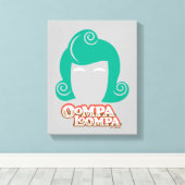 Oompa Loompa Hair Graphic Canvas Afdruk (Insitu (Houten vloer))