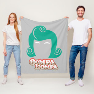 Oompa Loompa Hair Graphic Fleece Deken