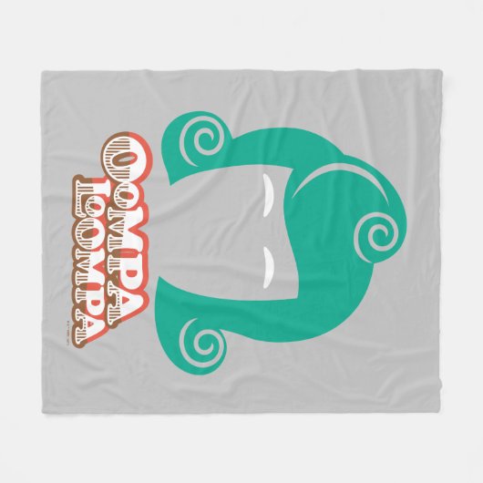 Oompa Loompa Hair Graphic Fleece Deken (Voorkant (Horizontaal))