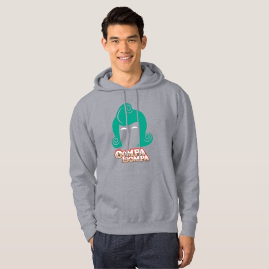 Oompa Loompa Hair Graphic Hoodie (Voorkant volledig)