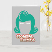 Oompa Loompa Hair Graphic Kaart (Gele Bloem)