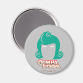 Oompa Loompa Hair Graphic Magneet (Voorkant / Achterkant)