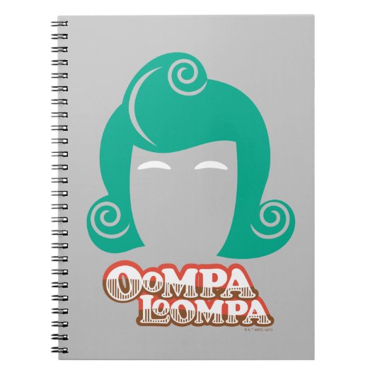 Oompa Loompa Hair Graphic Notitieboek (Voorkant)