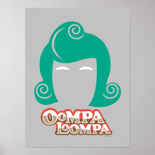 Oompa Loompa Hair Graphic Poster (Voorkant)