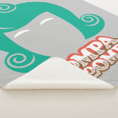 Oompa Loompa Hair Graphic Sherpa Deken (3/4)