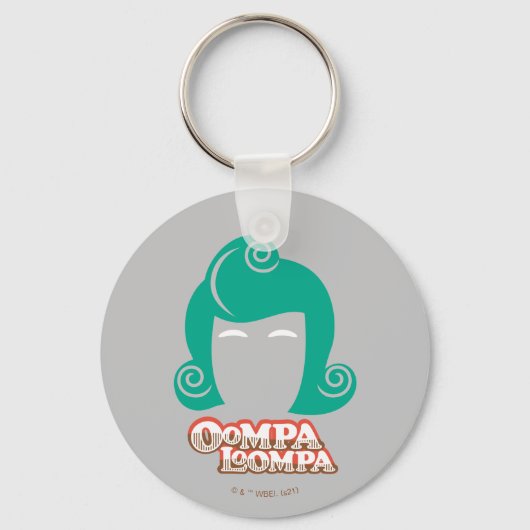 Oompa Loompa Hair Graphic Sleutelhanger (Voorkant)