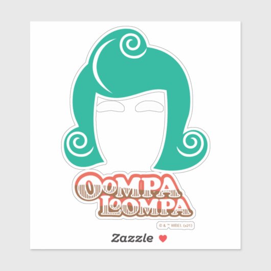Oompa Loompa Hair Graphic Sticker (Vel)