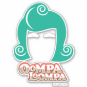 Oompa Loompa Hair Graphic Sticker (Voorkant)