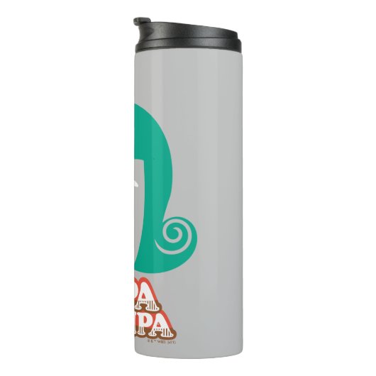 Oompa Loompa Hair Graphic Thermosbeker (Geroteerd rechts)