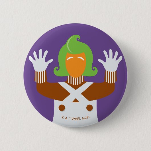 Oompa Loompa heeft een groot probleem Ronde Button 5,7 Cm (Voorkant)