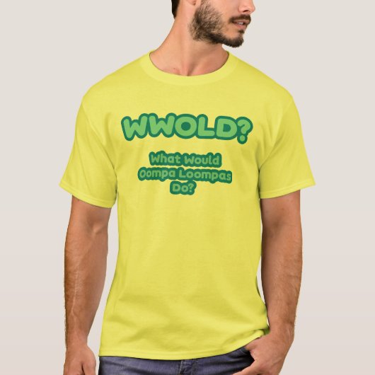 Oompa Loompa T-shirt (Voorkant)