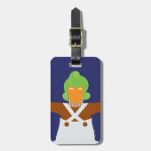 Oompa Loompa wapent Bagagelabel (Voorkant verticaal)