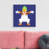 Oompa Loompa wapent Canvas Afdruk (Insitu (Woonkamer))