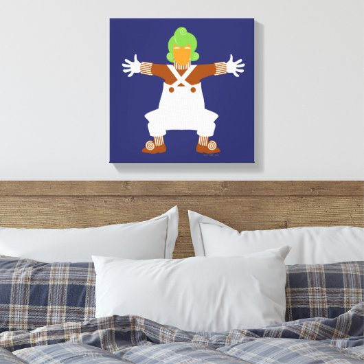 Oompa Loompa wapent Canvas Afdruk (Insitu (Slaapkamer))