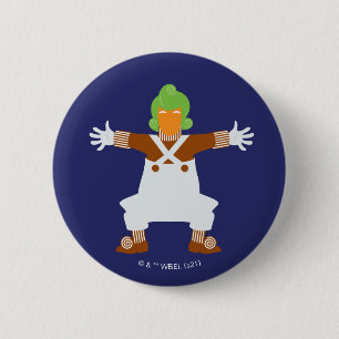 Oompa Loompa wapent Ronde Button 5,7 Cm