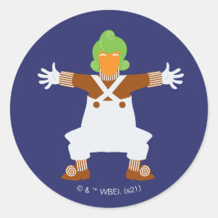 Oompa Loompa wapent Ronde Sticker