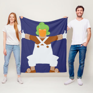 Oompa Loompa wapt uit Fleece Deken