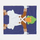 Oompa Loompa wapt uit Fleece Deken (Voorkant (Horizontaal))