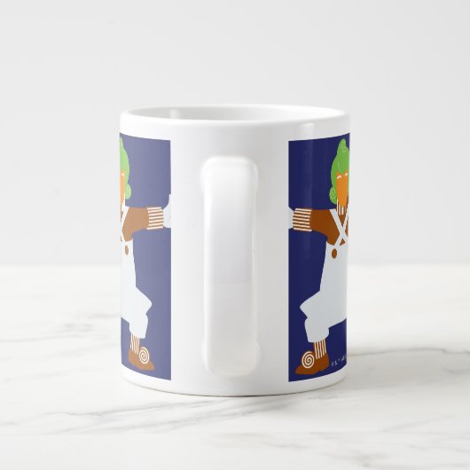 Oompa Loompa wapt uit Grote Koffiekop (Achterkant)