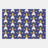 Oompa Loompa wapt uit Inpakpapier Vel (Voorkant 2)