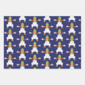 Oompa Loompa wapt uit Inpakpapier Vel (Voorkant)