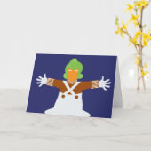 Oompa Loompa wapt uit Kaart (Gele Bloem)