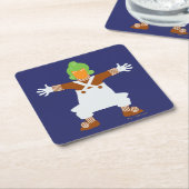 Oompa Loompa wapt uit Kartonnen Onderzetters (Schuin)