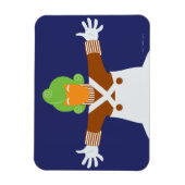 Oompa Loompa wapt uit Magneet (Verticaal)