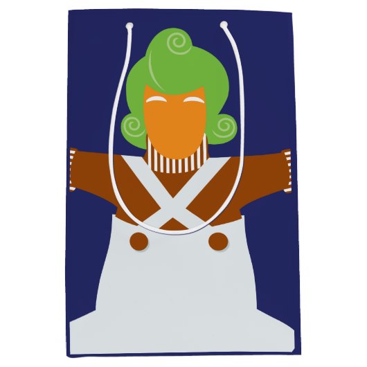 Oompa Loompa wapt uit Medium Cadeauzakje (Voorkant)