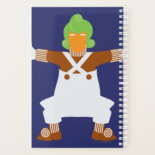 Oompa Loompa wapt uit Planner (Achterkant)