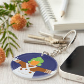 Oompa Loompa wapt uit Sleutelhanger (Voorkant Rechts)