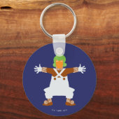 Oompa Loompa wapt uit Sleutelhanger (Voorkant)