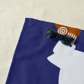 Oompa Loompa wapt uit Strandlaken (In situ)