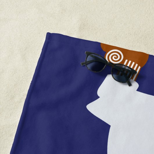 Oompa Loompa wapt uit Strandlaken (In situ)