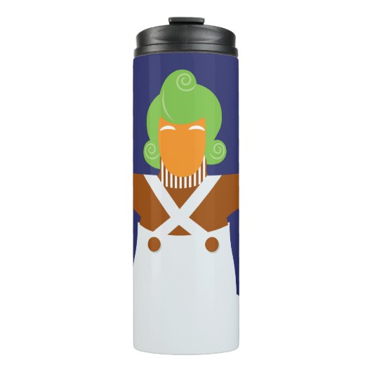 Oompa Loompa wapt uit Thermosbeker (Voorkant)