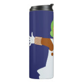 Oompa Loompa wapt uit Thermosbeker (Gedraaid links)