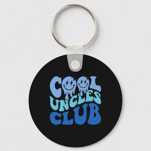 Ooms Club Beste Oom Ever Grappige Vaders Dag Pock Sleutelhanger (Voorkant)