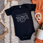 Oom's favoriete gepersonaliseerde Baby-T-shirt Romper