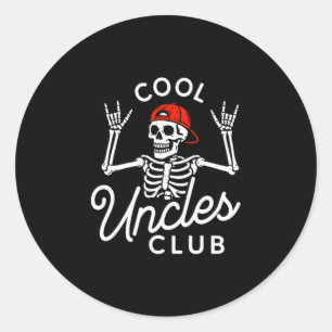 Ooms Overhemd Cool Ooms Club Grappig Skelet Oom Ronde Sticker