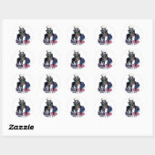 OomShamWantsYou Ronde Sticker (Vel)