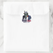 OomShamWantsYou Ronde Sticker (Tas)