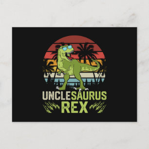 OomTyrannus Rex   Cool Retro Dinosaur Design Briefkaart