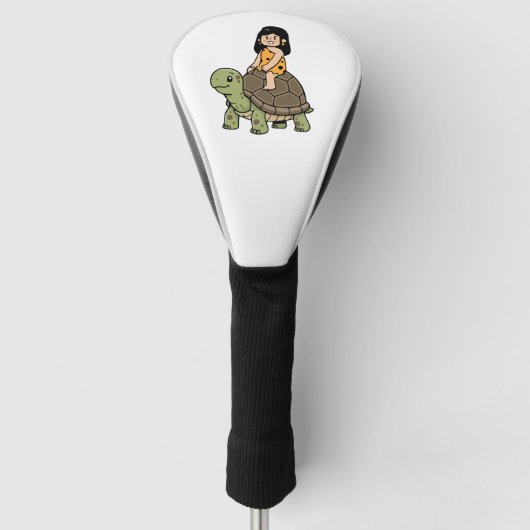 Oona en de Schildpad Golfheadcover (Voorkant)