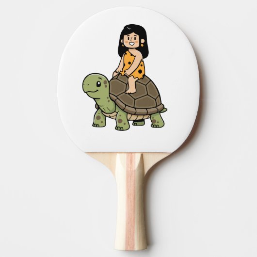 Oona en de Schildpad Tafeltennisbatje (Voorkant)