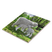 "Oona & haar tweeling" Tegeltje (Zijkant)