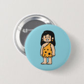 Oona holenvrouw ronde button 5,7 cm (Voorkant /achterkant)