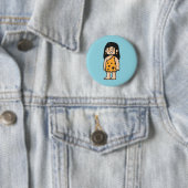 Oona holenvrouw ronde button 5,7 cm (In situ)
